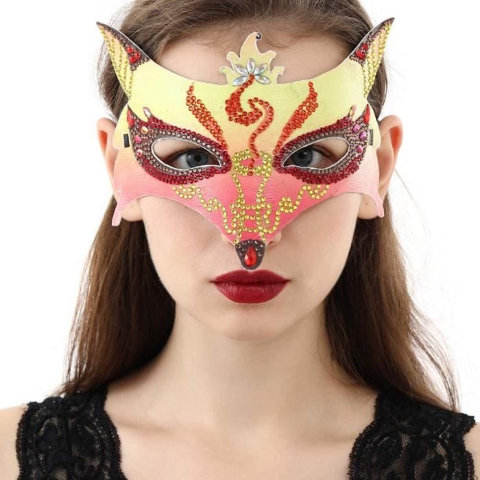 DIY blanc masque de mascarade bricolage, masque d'Halloween