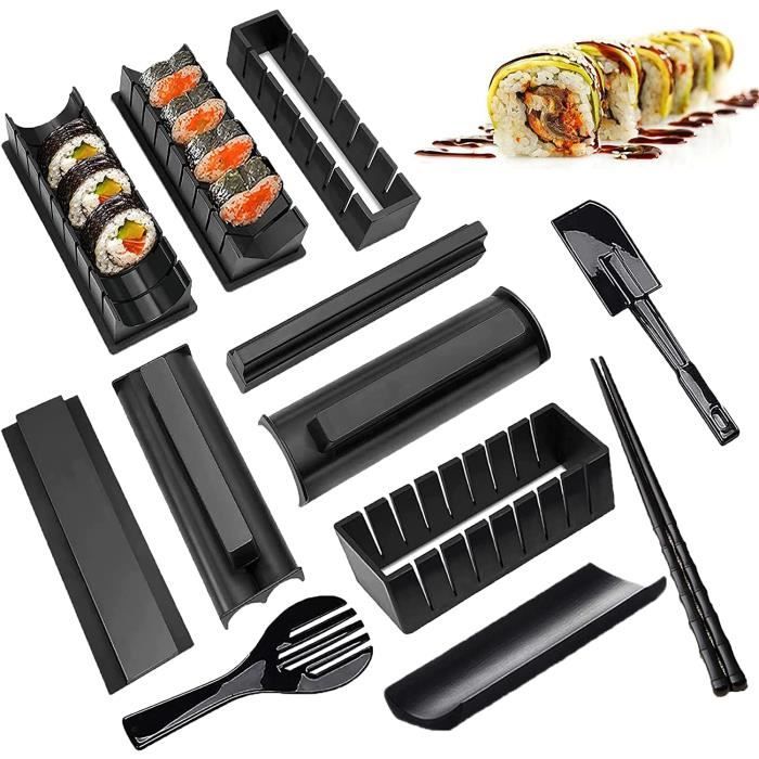 Kit Sushi Maki Complet, Cuisine Machine Sushi Maker 12 Pièces