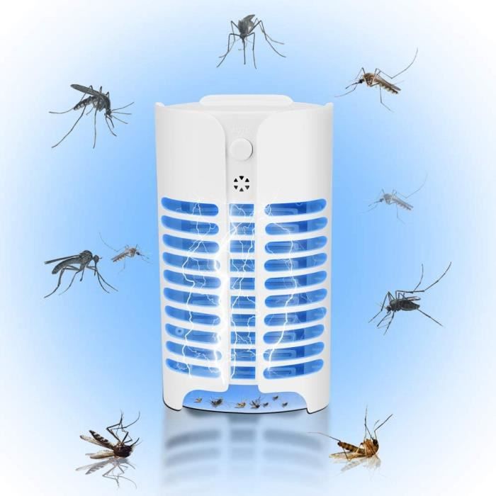 Lampe anti-moustiques, puissant tueur de mouches, tueur d'insectes