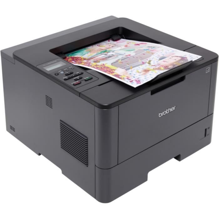 Imprimante laser noir et blanc Brother HLL5200DW • Imprimante Scanner • Informatique