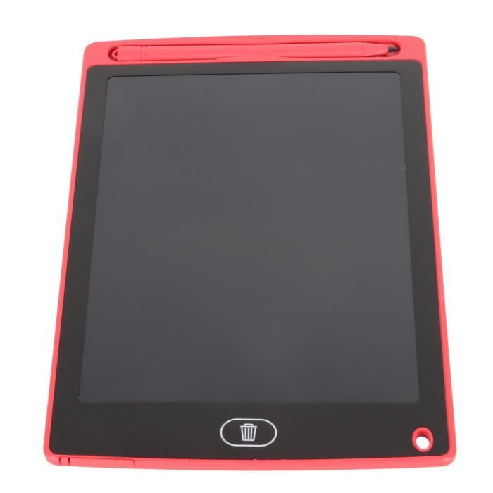 Cikonielf tablette d'écriture de 8 8.5 pouces tablette d'écriture LCD coloré dessin tablette Pad enfants coloré Doodle Rouge
