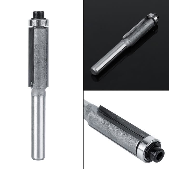 sourcing map Mandrinage Alésoir 11.4mm H7 Carbure Pointe Droit Flûtes