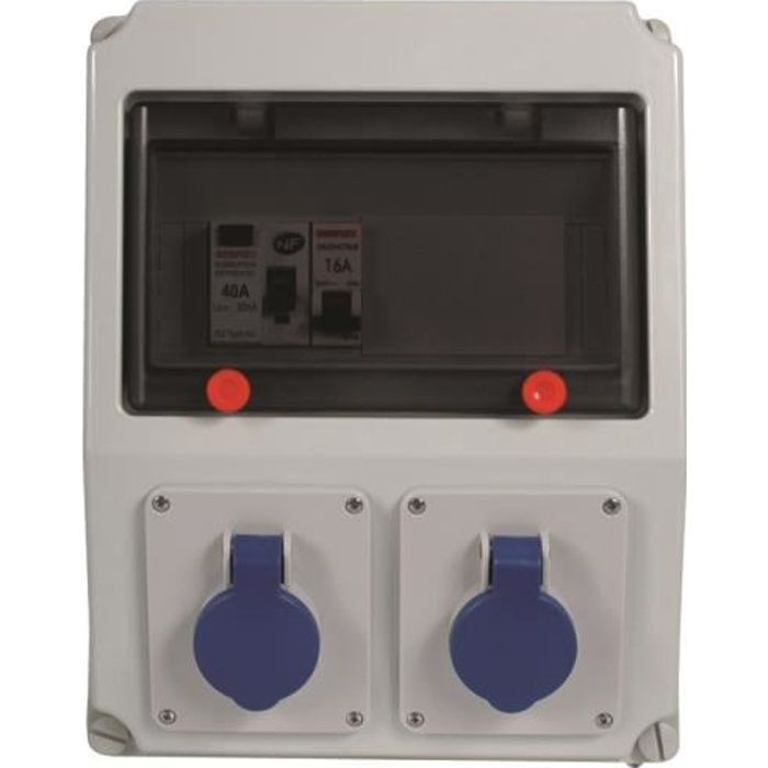 Prise Murale Industrielle étanche 125A IP67 - 5 Broches (5P125A), 380V - Pour Connexions électriques Robustes En Extérieur Ou Atelier