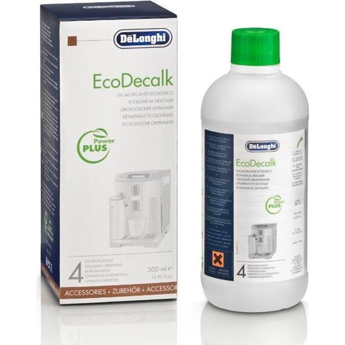 Détartrant liquide DeLonghi EcoDecalk DLSC500 (500 ml pour 4 mois