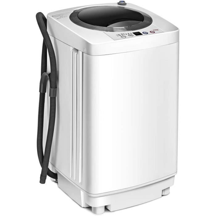 DREAMADE Machine à Laver Automatique Lave-Linge 240W avec Tuyau de Drainage 3 Types du Volume dEau Ajustés pour Vêtements - Dreamade