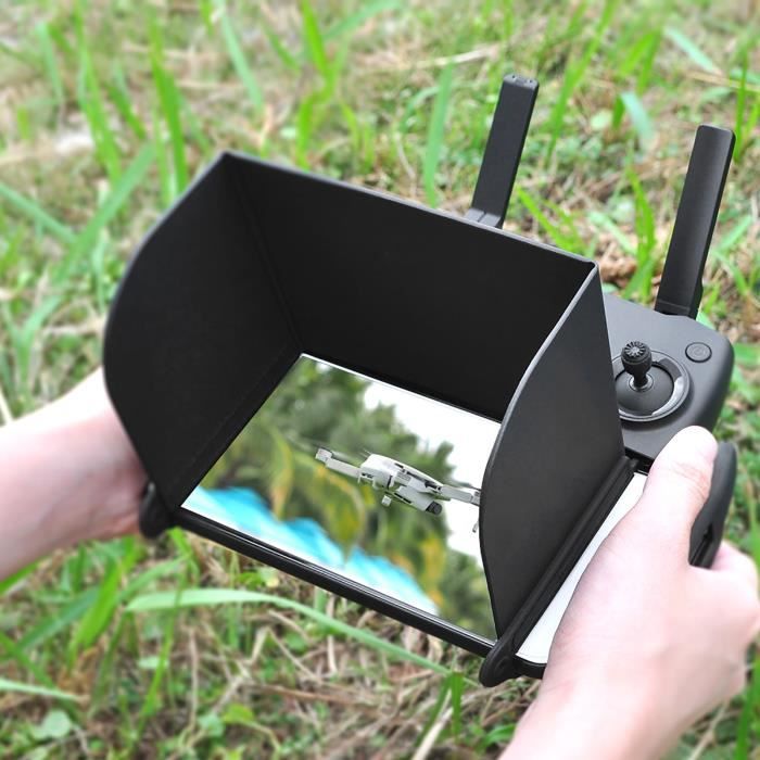 Pare-Soleil Pour DJI Mavic Air 2S – Capuchon Caméra PC Transparent Noir, 6,5×5×4,2 Cm