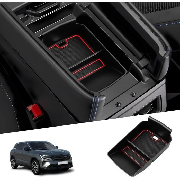 GAFAT Compatible con Renault Austral/Espace VI/Rafale 2023 2024 12 Consola Central Caja de Almacenamiento, 12 Austral E-Tech Hybrid OpenR Pantalla Organizador Bandeja Organizadora [ No para 9