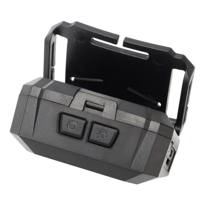 Caméra Frontale HD 1080P Avec Lampe LED Et Mode SOS - Casque D'Action Pour Sports Extrêmes Et Camping