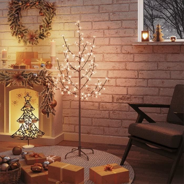 Arbre lumineux LED Décoration lumineuse de Noël Cerisier LED intérieur  extérieur
