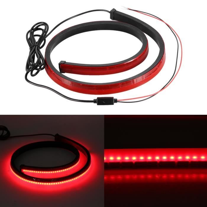 Feu stop surélevé Garosa - Lumière de bande de voiture - Rouge - 171 LED - Mode unique - Imperméable