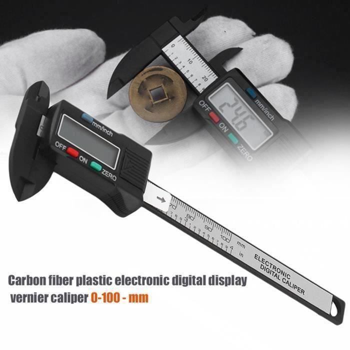 Pied à Coulisse 0-150mm Acier Inox - Précision 0.02mm, Vernier - Pour Mesures Intérieur/extérieur/profondeur