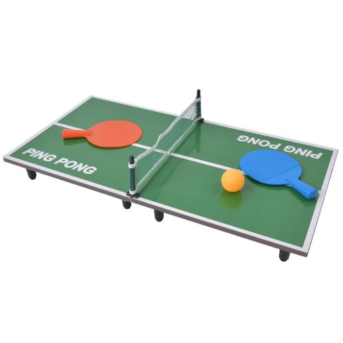 ODIWEN Tennis De Table Suspendu - Avec 2 Raquettes Et 6 Balles - Pour Enfants Et Adultes - Intérieur