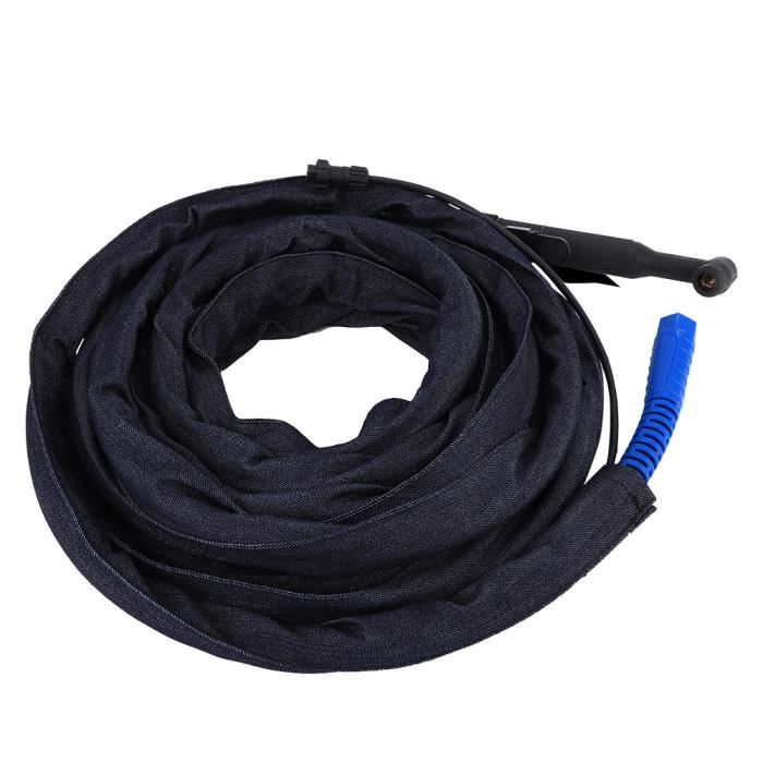 Gaine De Câble Pour Torche De Soudage TIG/MIG - Cuir De Vache, 3,5 M, Protection Anti-Chaleur/Abrasion