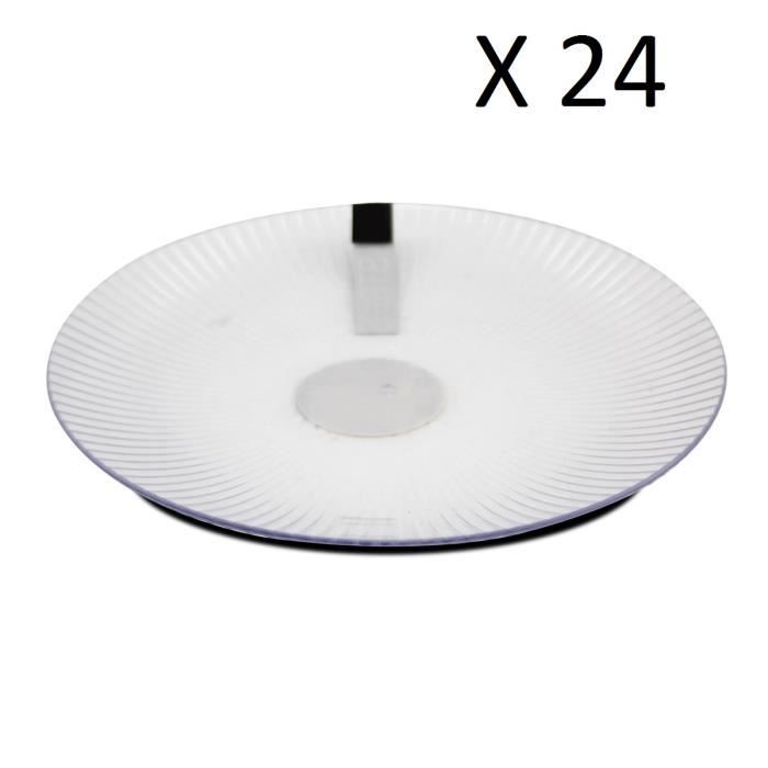 Lot de 3 Plats en Verre - 30 x 30 cm | G'ART A VOUS