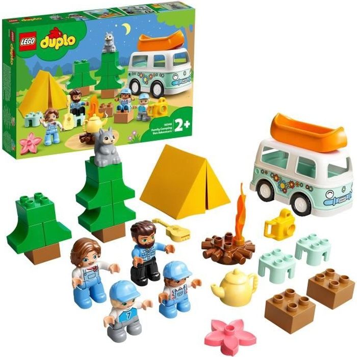 LEGO® 10874 DUPLO Town Le Train À Vapeur, Jouet À Pile, Avec Sons
