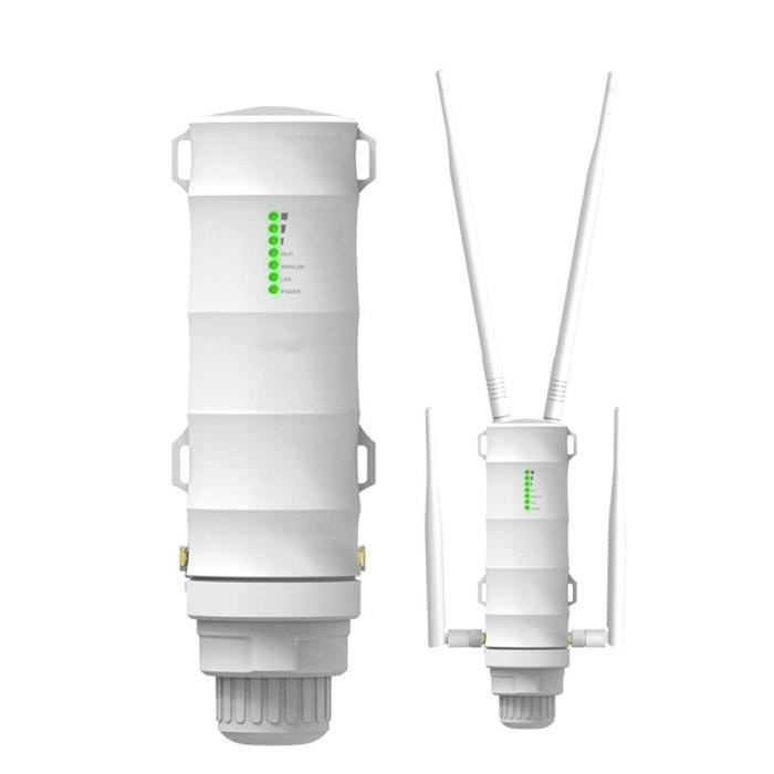 Répéteur extérieur AC600 Point daccès extérieur Prolongateur de Signal sans Fil Amplificateur de Signal WiFi 3