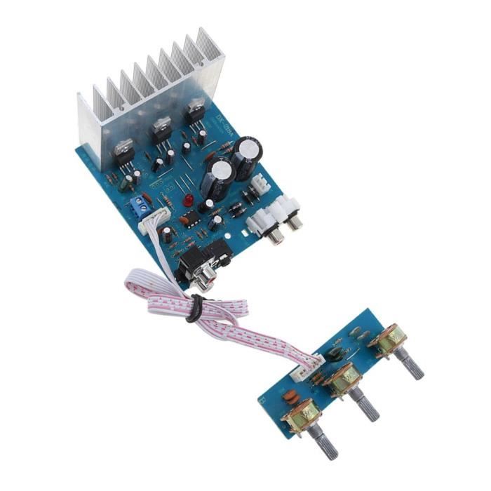 Amplificateur Stéréo 2.1 Canaux Ciciglow - 2x80W, Bluetooth, Entrées AUX/HDMI, Contrôle Basse/Aiguë