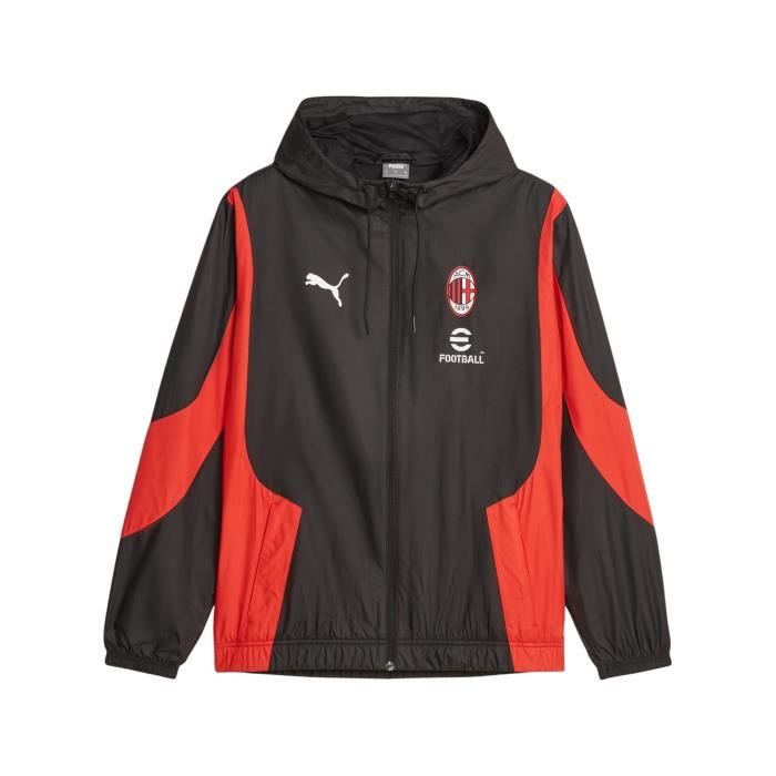 Veste Prematch Milan AC 2023/24 - noir/rouge - L