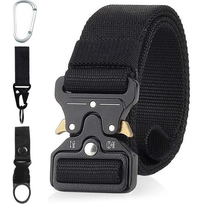 1 Pcs Nylon Boucle de Gilet Tactique Mousqueton De Ceinture,Boucle de Ceinture avec Porte cl/é pour Accrocher Les Sacs /à Provisions Sac /à Mains Sac /à Langer