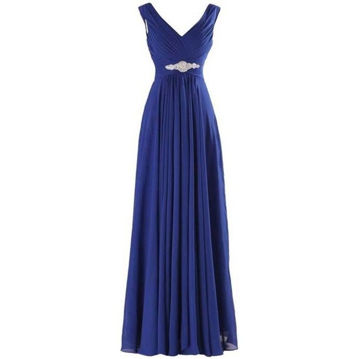 Élégant Robe de soirée Femme Longue Banquet Robe Cérémonie Femme