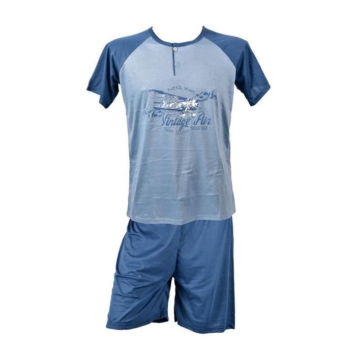 Pyjama Court Pour Homme Eco Homewear - Marque Ozabi - Neuf Avec étiquettes