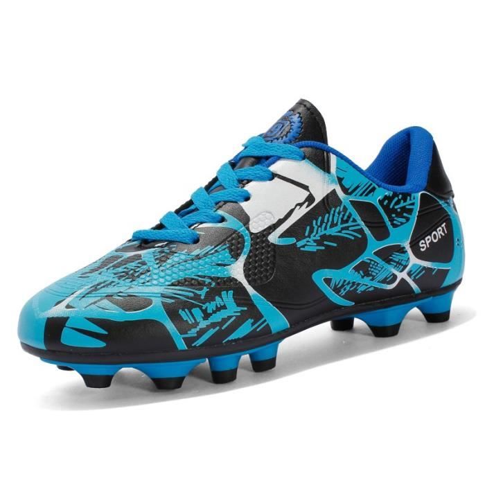 Chaussures de football antidérapantes taille plus pour hommes