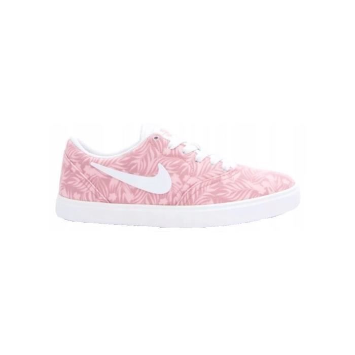 Chaussures NIKE SB Check Prm GS Rose Femme/Adulte Rose - Cdiscount Chaussures