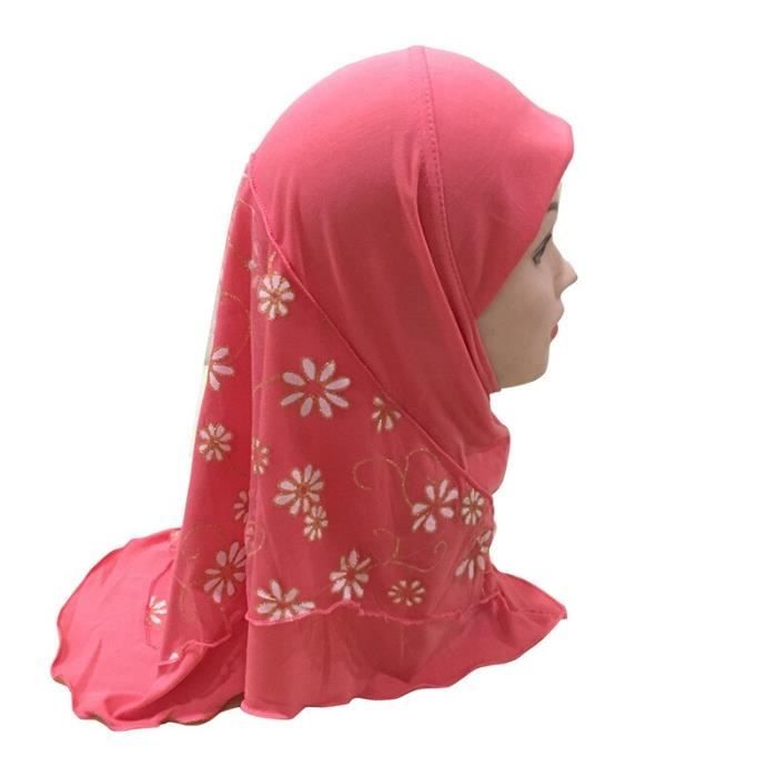Lina & Lily Sciarpa hijab da donna musulmano, tessuto plissettato e