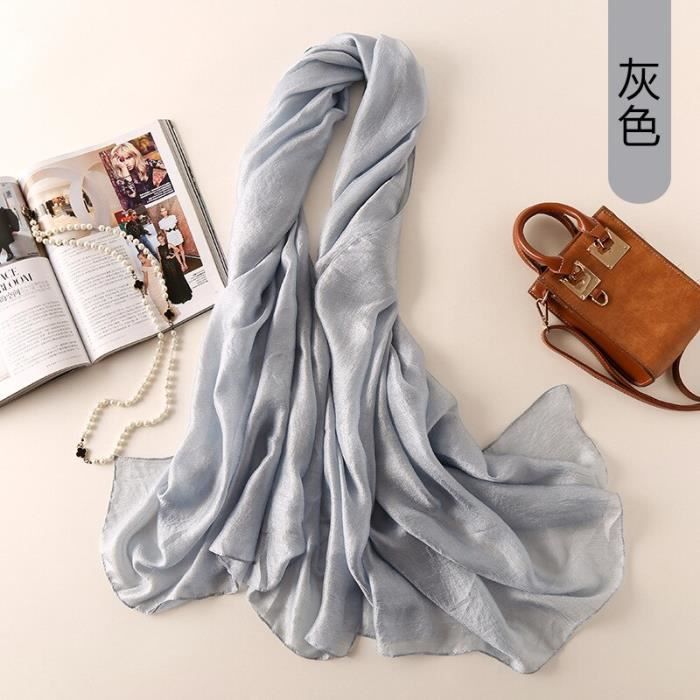 Foulard Femme FAIRYGATE – Carré 160x50cm, En Georgette, élégant Et Polyvalent