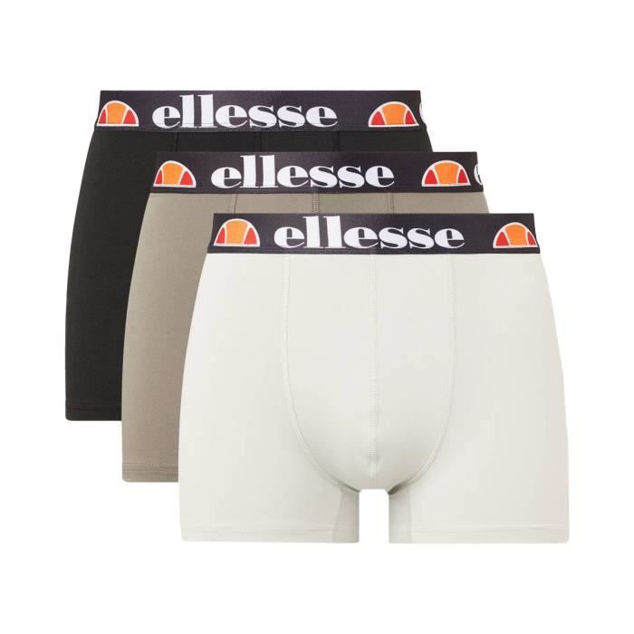 Ellesse Calecon Homme uni Paquet de 3 Multicolore Cdiscount Pret a Porter