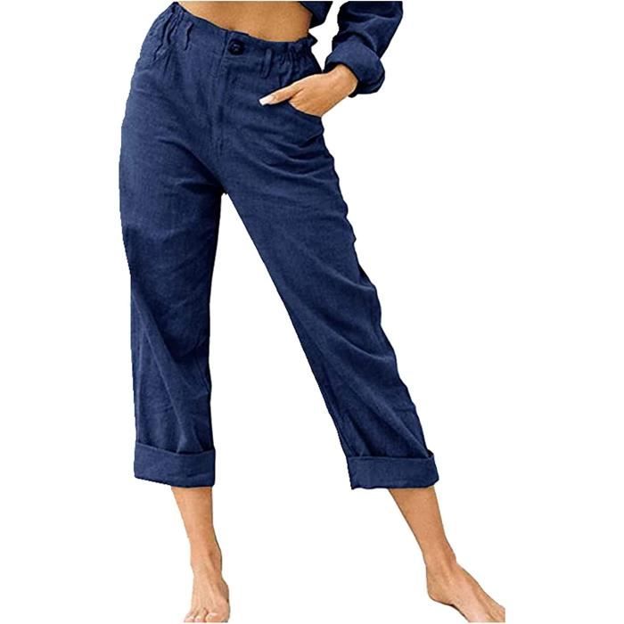 XS-6XL 2022 New Fashion femmes Jean poches pantalon élastique Pantalon crayon Jean décontracté - Chine Pantalons pour femmes et jeans pour femmes prix