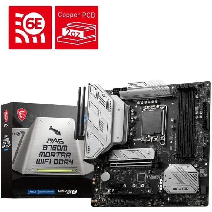 Carte mère - MSI - MAG B760 TOMAHAWK WIFI DDR4 - Cdiscount Informatique