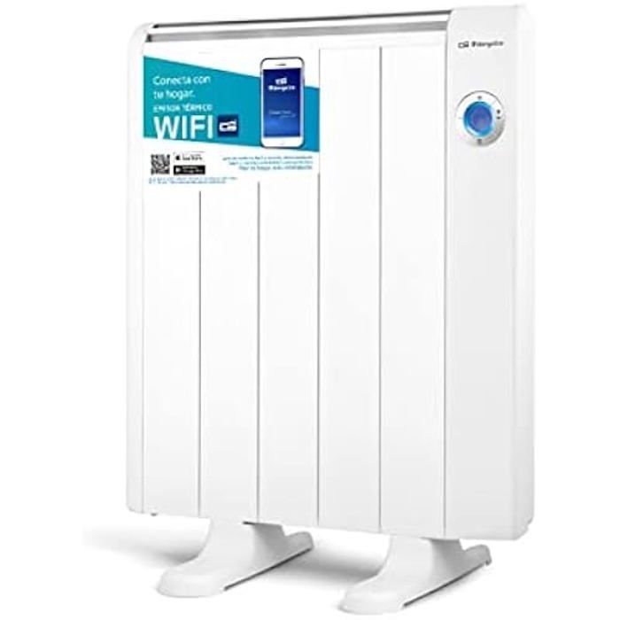 Orbegozo RRW 800 Emettitore Termico WiFi A 5 Elementi, 800W, Corpo In Alluminio, Programmazione Giornaliera, Display Touch, Funzione Antigelo - 2
