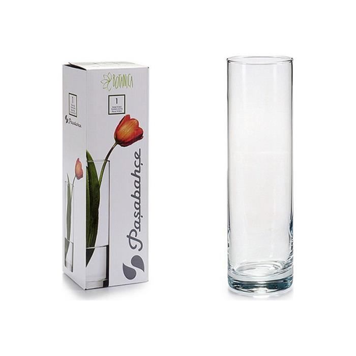 Pasabahce Vase (8 x 26,5 x 8 cm) Cdiscount Maison