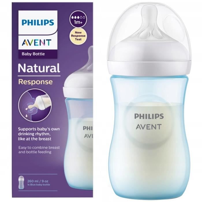 Philips Avent Coffret naissance biberons verre Natural Response