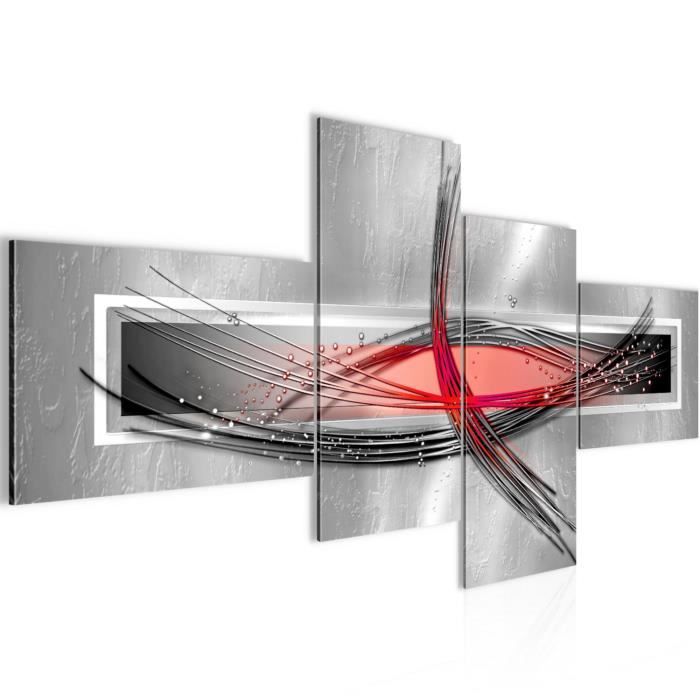 Runa Art Tableau Decoration Murale Abstrait 200 X 100 Cm Xxl 5 Panneaux Prets A Accrocher Technique Impression Sur Toile 103641b Cdiscount Maison
