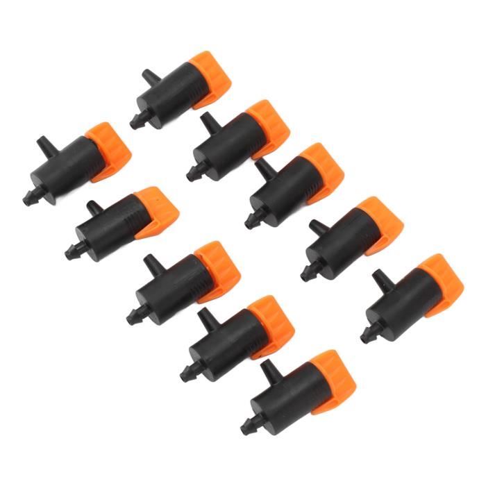 Lot De 100 Goutteur Autorégulant 4 L/h, Goutteurs D'irrigation En Ligne Système Micro, Goutteur Pour Arrosage Agriole Et Jardina