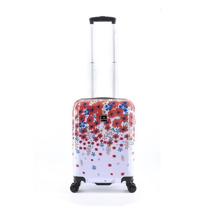 AIRPORT Grande valise soute à roulettes rigide SPOTLIGHT (compacteur inclus) bleu clair