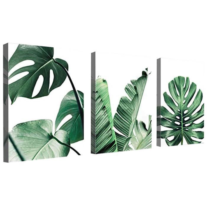 Set Plante Verte Creative Toile Impression Dart Affiche Murale Photos De Mur Peinture Dart Murale Pour Chambre Salon Decoration De Maison Cadre Non Inclus 21cm 30cm Sodial 2pcs Tableaux Posters Et Arts Decoratifs
