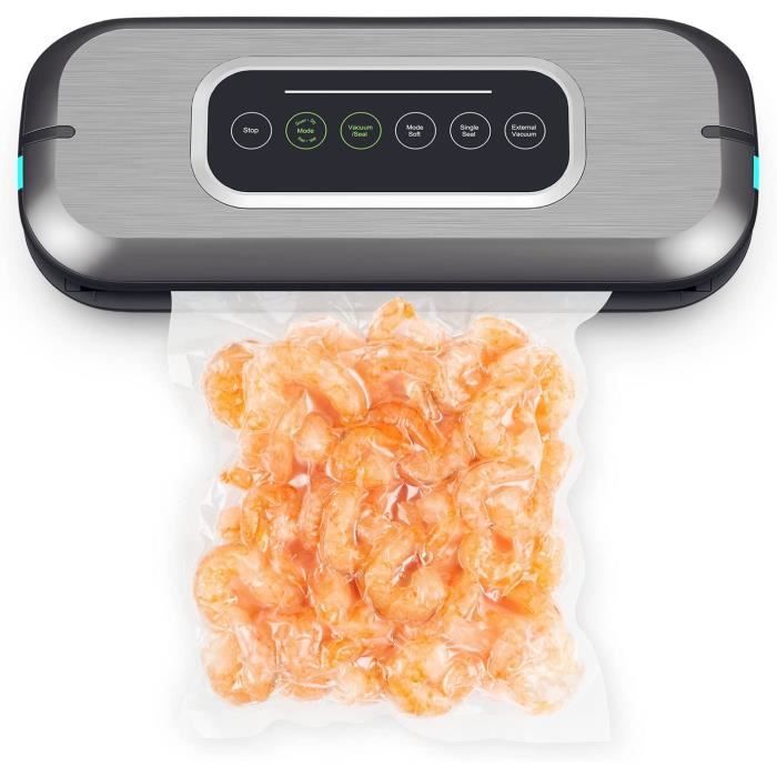 Machine Sous Vide Alimentaire avec Opération Simple en Un Clic, Petit Machine Sous Vide Multifonctionnel 120 Watt Forte Aspiration avec 20 Sac Sous Vide Alimentaire, Vert1 Machine Sous Vide Alimentaire avec Opération Simple en Un Clic, Petit Machine Sous Vide Multifonctionnel 120 Watt Forte Aspiration avec 20 Sac Sous Vide Alimentaire, Vert1