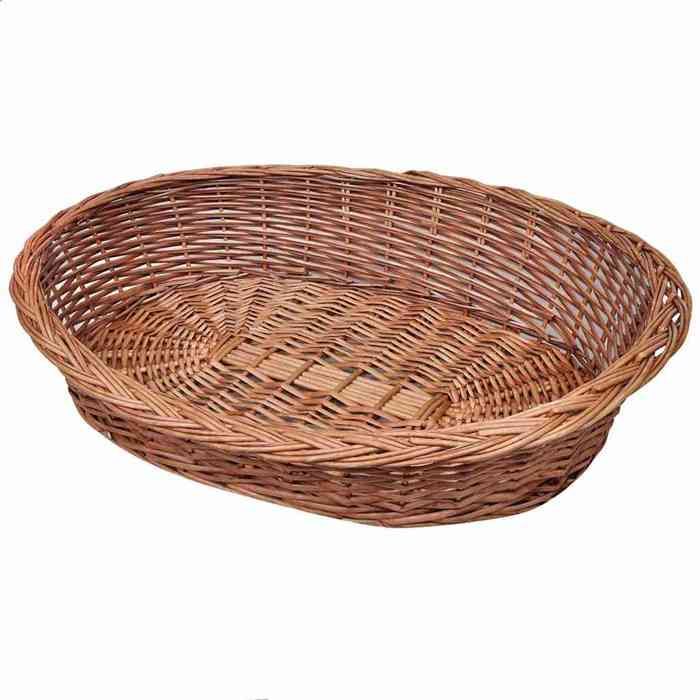 vidaXL Panier en saule 90 cm Naturel