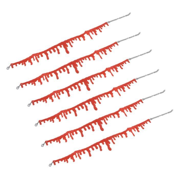 Collier Ras Du Cou Vampire « Gouttes De Sang » - Perles Imitation Sang Résine, élastique, Fait Main