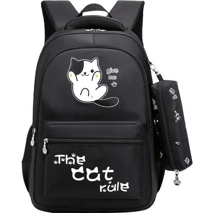 Sac d ecole Cartable pour garcons filles enfants Student School 8 12 18 ans Jeunes au college juvenile Grade 3 6 9 Cartable Sa Cdiscount Bagagerie Maroquinerie