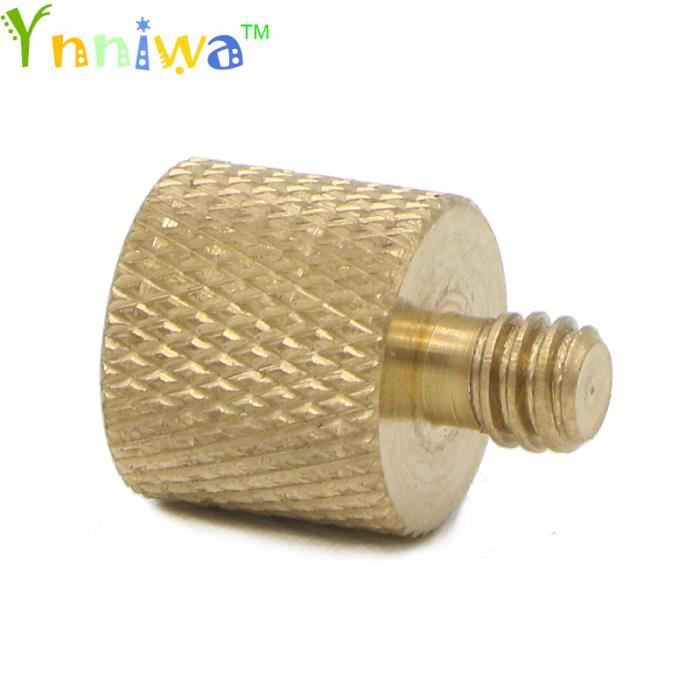 Male 1/4 - Female M8 Trépied adaptateur en pouces Vis Aluminium CS071, Aluminium