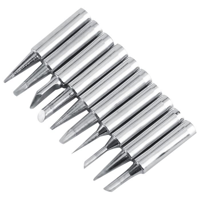10 Pointes De Fer à Souder 900M-T-I - Pour Stations 936/937 - Idéales Pour Soudure Précise Et Micro-Électronique