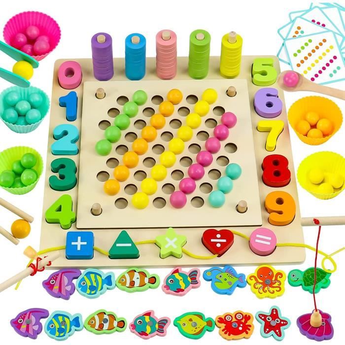 Lot De 7 Jeux De Société Pédagogiques - Méthode MONTESSORI - Escape Game