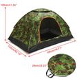 Tente De Camping Instant Pop UP Automatique Pour 1 Ou 2 Personnes Randonnée-1