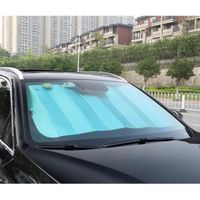Pare-soleil Pour Pare-brise Voiture - Réfléchissant UV, Pliable, Taille ~140x70cm (universel Pour La Plupart Des Véhicules) - 2