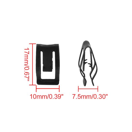 Clip De Garniture X AUTOHAUX Voiture Intérieur Garniture