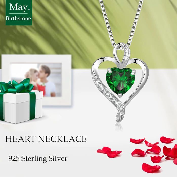 Collier Rectangle Moyen Personnalisé Chaîne Et Pendentif Amour Avec La Gravure Dune Date Et Dune Photo En Argent